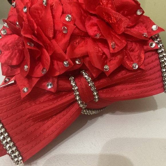 Beautiful Red Dress/Church/Kentucky Derby Hat by Lisa Rene’ - Picture 9 of 9
